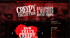 Desktop Screenshot of creepycollection.com