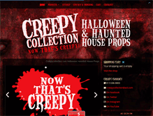 Tablet Screenshot of creepycollection.com